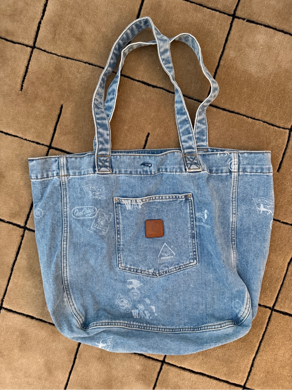 Carhartt WIP Denim Tote Bag